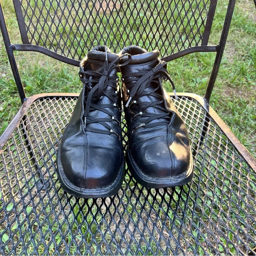 Vintage Nike Air Jordan Jumpman Two 3 Profiler Boots Black Leather Size 12